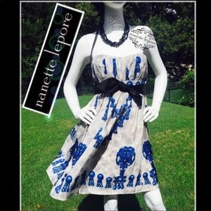 Nanette Lenore Silk Babydoll Dress 👗size 6